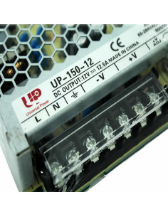 Imagen de Fuente Switchada Conmutada UP 12V 12.5A UP-150-12 . vista principal 2