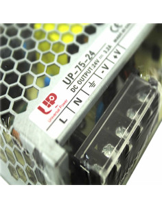 Imagen de Fuente Switchada Conmutada UP 24vdc 3.2Amp UP-75-24 - vista principal 2