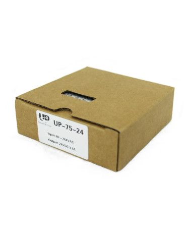 Imagen de Fuente Switchada Conmutada UP 24vdc 3.2Amp UP-75-24 - vista empaque