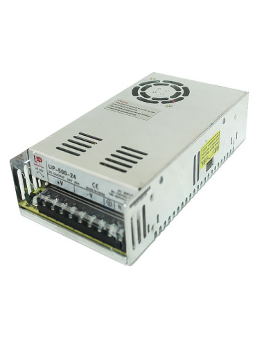 Imagen de Fuente Switchada Conmutada UP 24V 20A UP-500-24 - vista frontal