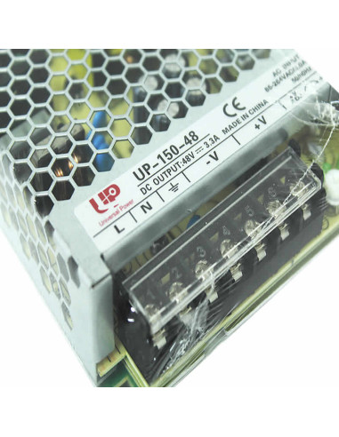 Imagen de Fuente Switchada Conmutada UP 48V 3.3A UP-150-48 - vista etiqueta