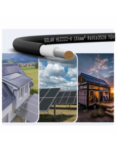 Imagen de Cable Solar Fotovoltaico H1Z2Z2-6mm LEADER - vista principal 2