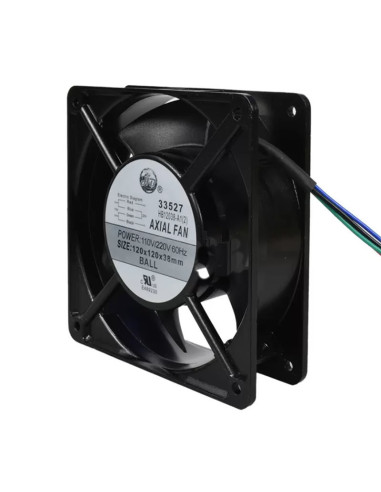 Imagen de Ventilador Axial Balinera Dual 110/220VAC 120X120X38mm EBC 33527 - vista lateral