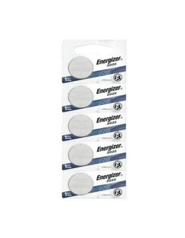 Pila CR2025 Energizer 3V Batería de Litio Tipo Botón - vista empaque