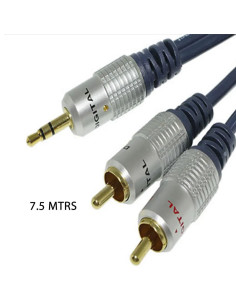Imagen de Cable 2 X 1 Stereo Lujo Digital Taiwán MC-2150F-5 7.5mtr - vista principal 2