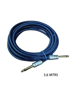 Imagen de Cable 1 x 1 Plug 1/4 Monofónico  Lujo Digital Taiwán MC-2167F 3.6mtr - vista principal