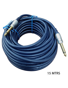 Imagen de Cable 1 x 1 Plug 1/4 Monofónico Lujo Digital Taiwán MC-2167F 15mtr - vista principal