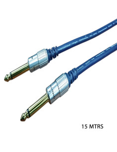 Imagen de Cable 1 x 1 Plug 1/4 Monofónico Lujo Digital Taiwán MC-2167F 15mtr - vista principal 2