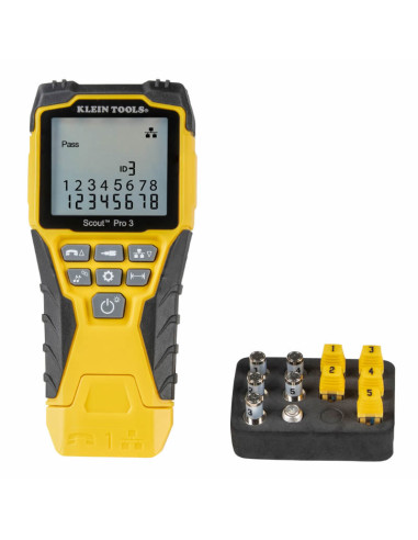 Imagen de Kit de probador de cable de Ethernet con probador Scout  VDV501-851 - vista accesorios