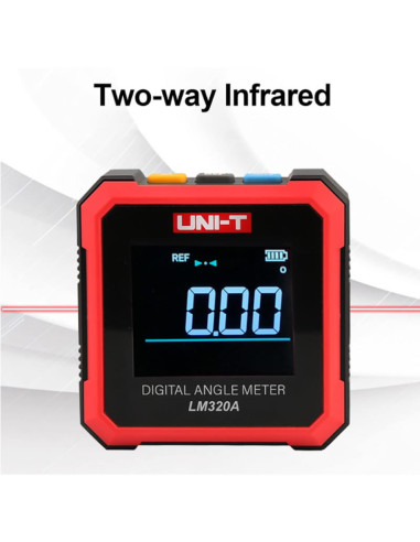 Imagen de Medidor Digital de Ángulos Láser y Base Magnética LM320A - vista final