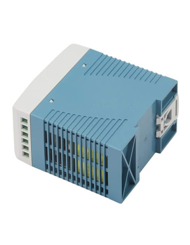 Imagen de Fuente conmutada MeanWell MDR-60-12 12V 5A 60W Riel DIN - vista abajo