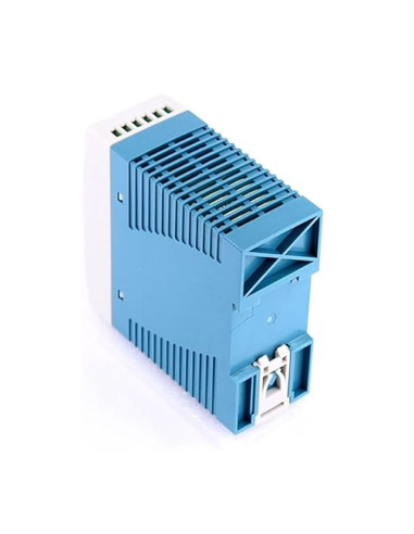 Imagen de Fuente conmutada MeanWell MDR-60-12 12V 5A 60W Riel DIN - vista atras
