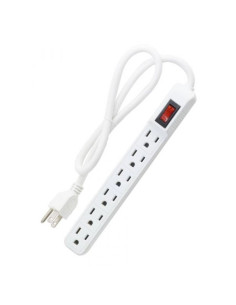 Imagen de Multitoma Powest 6 tomas supresor picos 1800w NMNET-7516 - vista principal 2