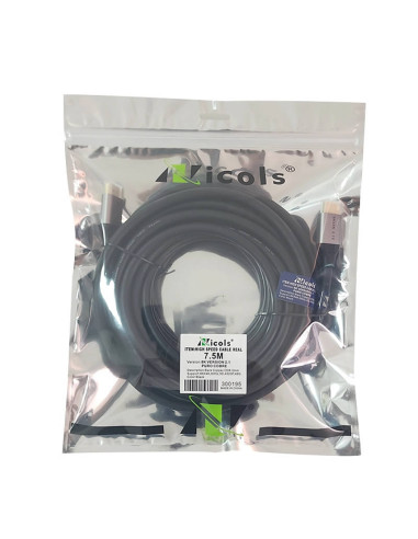 Imagen de Cable HDMI 8K 48Gbps Ultra HD 7.5mtr Nicols 300195 - vista empaque