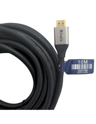 Imagen de Cable HDMI 8K 48Gbps Ultra HD 10mtr Nicols 300196 - vista final