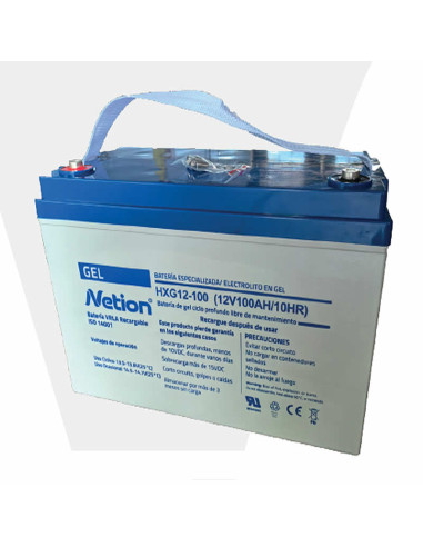 Imagen de Batería GEL Netion 12V 100Ah Ciclo Profundo - vista principal