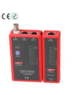 Imagen de Probador cable Red RJ11 RJ45 BNC UT681C - vista principal 2